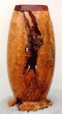 Cherry Burl Vase