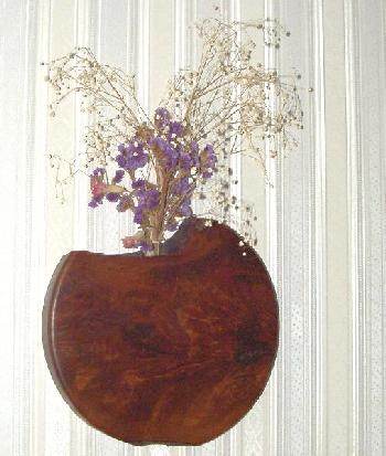 Redwood Wall Vase