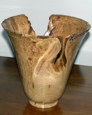 Cherry Burl Vase