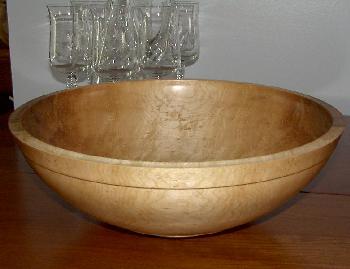 Birds-eye Maple Salad Bowl