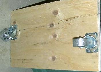 Wheels to Move Lathe