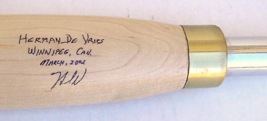 Signature on Handle