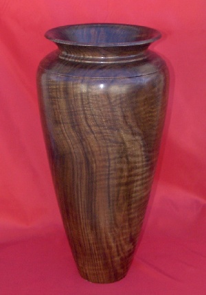Large Walnut Vase