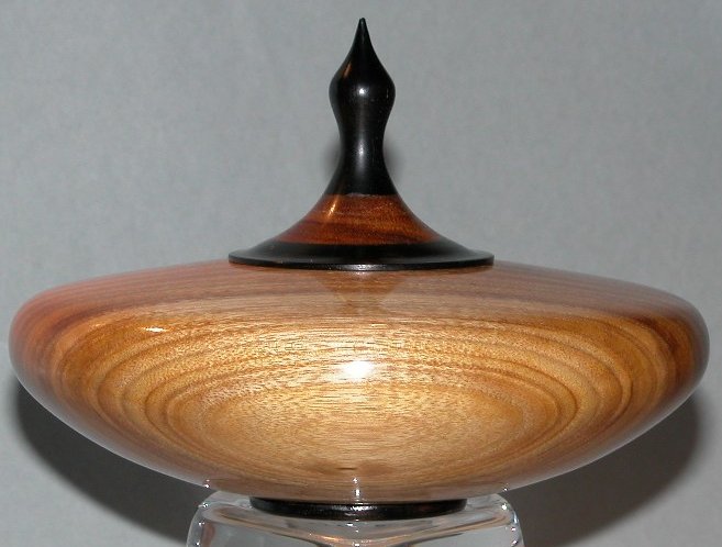 Canarywood Hollow Form - Lidded