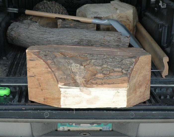 Bowl Blank In the Back of my 

Truck